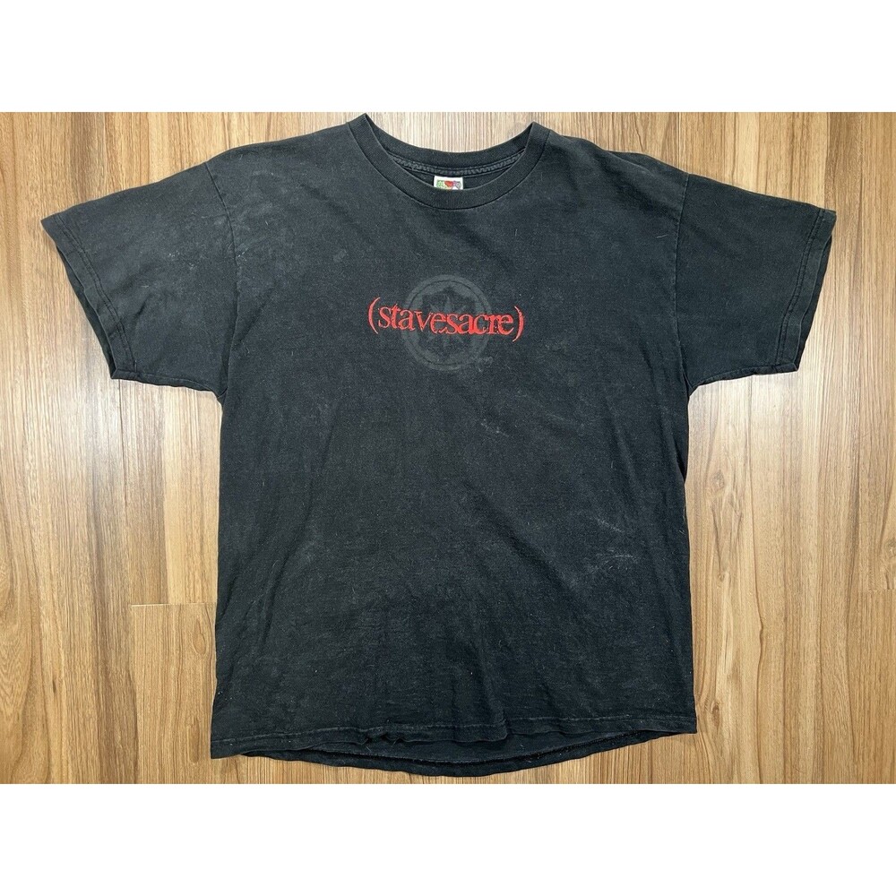 Vintage Stavesacre Rock Band Logo T Shirt Size XL
